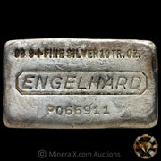 10oz Engelhard Waffleback Vintage Silver Bar