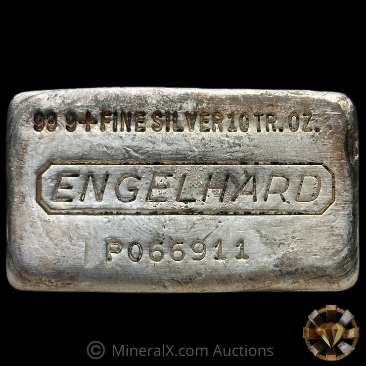 10oz Engelhard Waffleback Vintage Silver Bar
