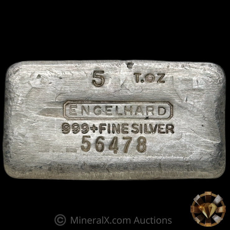 5oz Engelhard 7th Series Vintage Silver Bar