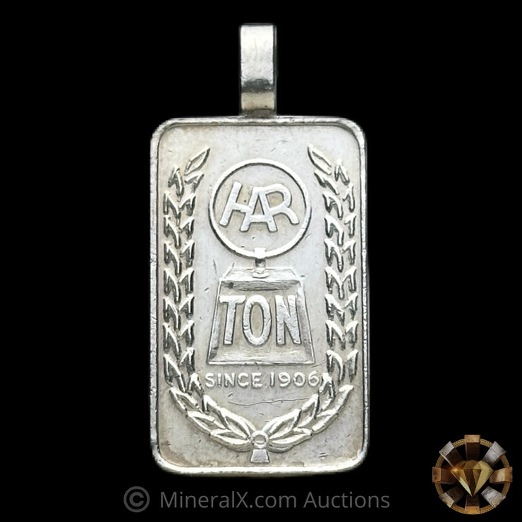 10g Harrington Metallurgy Australia Top "Harringtons" Variety Vintage Silver Pendant Bar