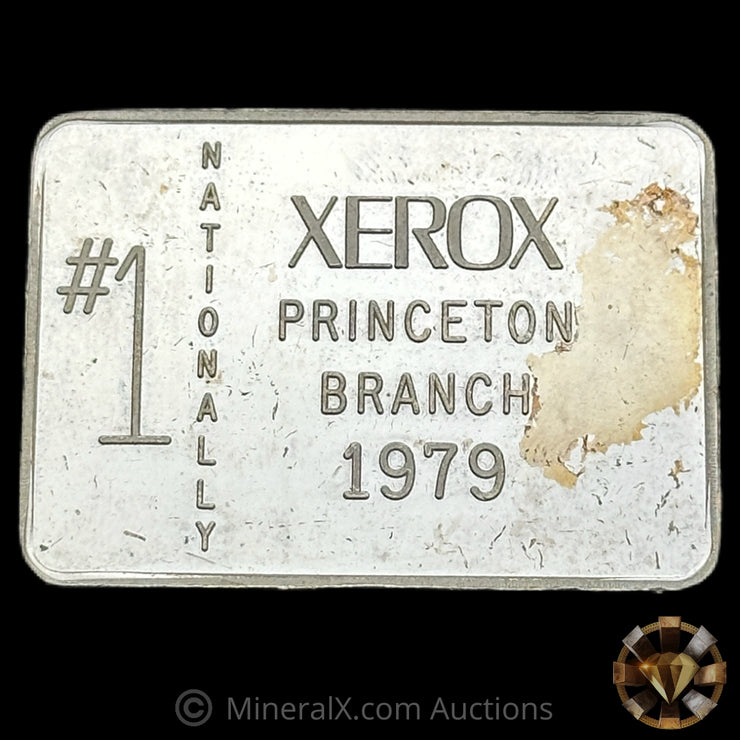 1oz 1979 Xerox Vintage Silver Bar