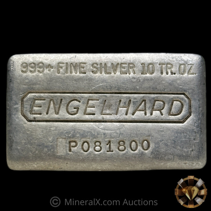 10oz Engelhard Waffleback Vintage Silver Bar