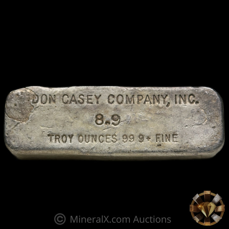 8.9oz Don Casey Company Inc Vintage Silver Bar