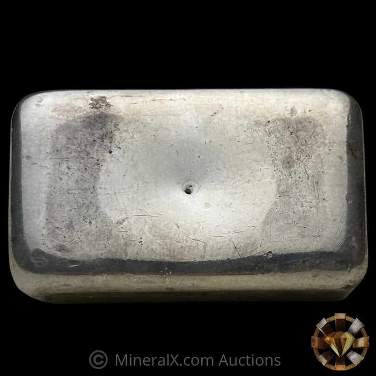 4oz JMC Johnson Matthey Maple Leaf Vintage Silver Bar