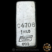 Kilo Engelhard London Rare C Prefix Vintage Silver Bar