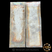 x2 15.77oz & 15.79oz (31.560oz Total) Engelhard "AA" Cast Industrial Vintage Silver Bars