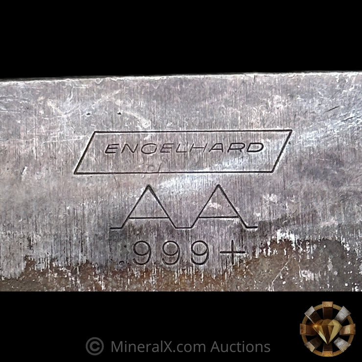 x2 15.77oz & 15.79oz (31.560oz Total) Engelhard "AA" Cast Industrial Vintage Silver Bars