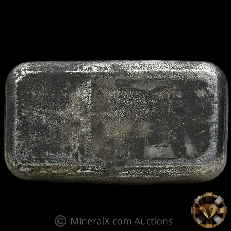 5oz Engelhard 5th Series Floating Decimal Bull Logo Vintage Silver Bar