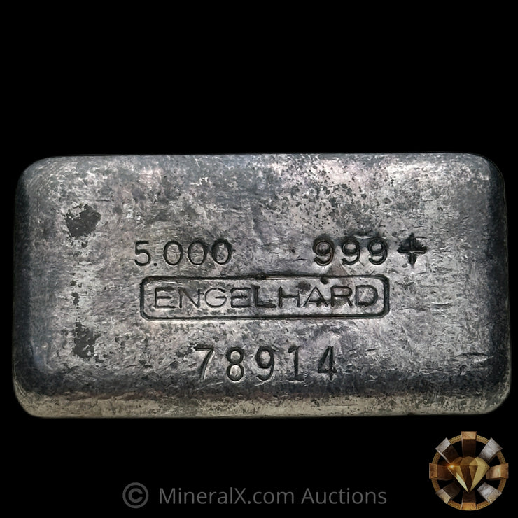5oz Engelhard 4th Series Vintage Silver Bar