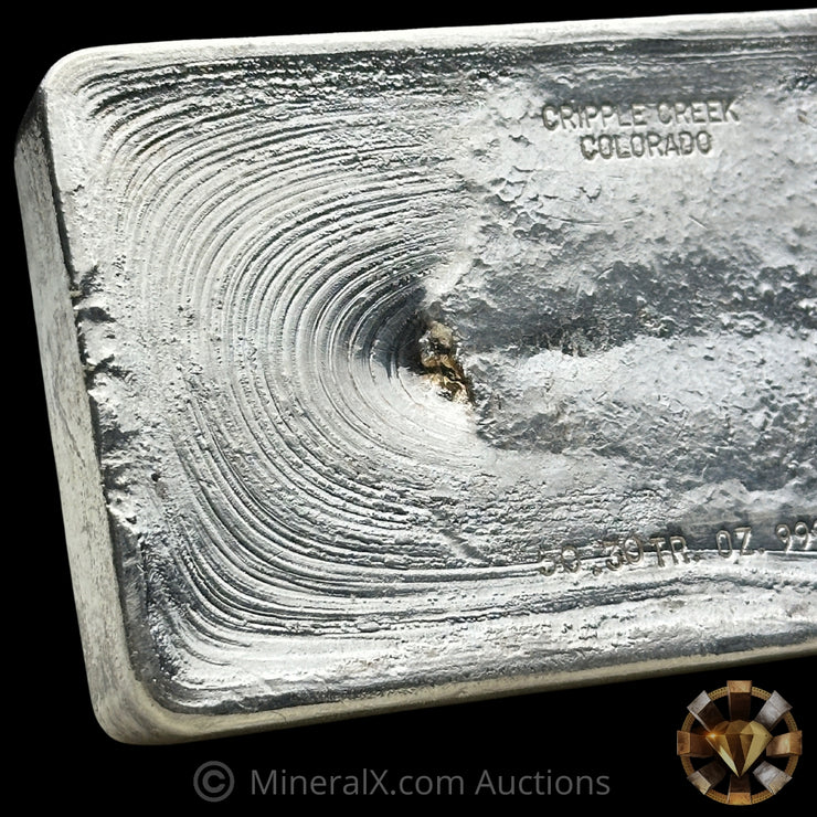 50.30oz Cripple Creek Unusual Weight Class Vintage Silver Bar