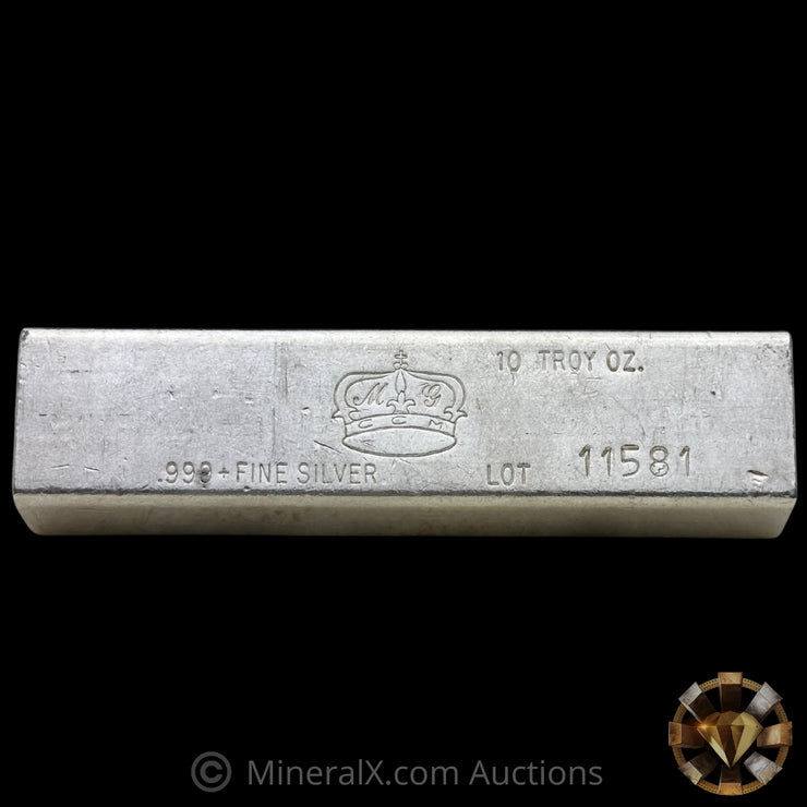 10oz Crown Mint Vintage Silver Bar