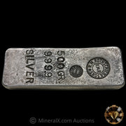 500g N.M. Rothschild & Sons RMR Vintage Silver Bar