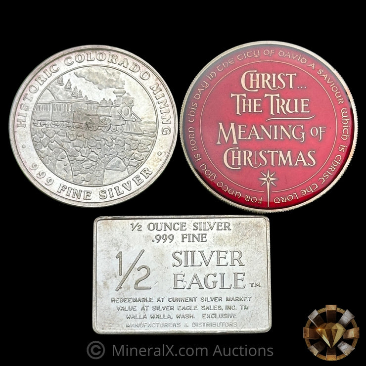 2.5oz Misc Vintage Silver Lot