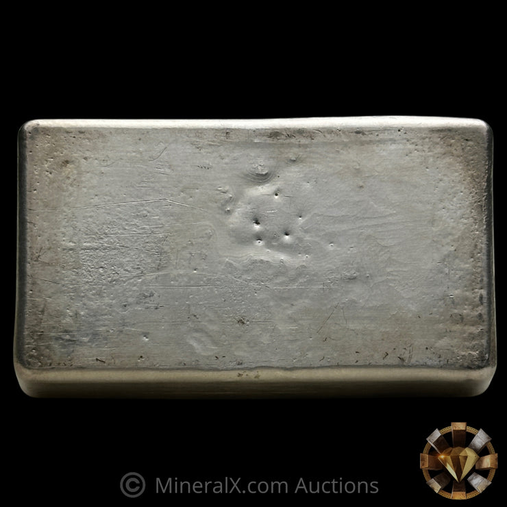 0.5kg (1/2 Kilo) Engelhard Australia Vintage Silver Bar With Low Serial & Blue Velvet Presentation Case