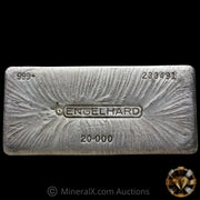 20oz Engelhard Bull Logo Vintage Silver Bar