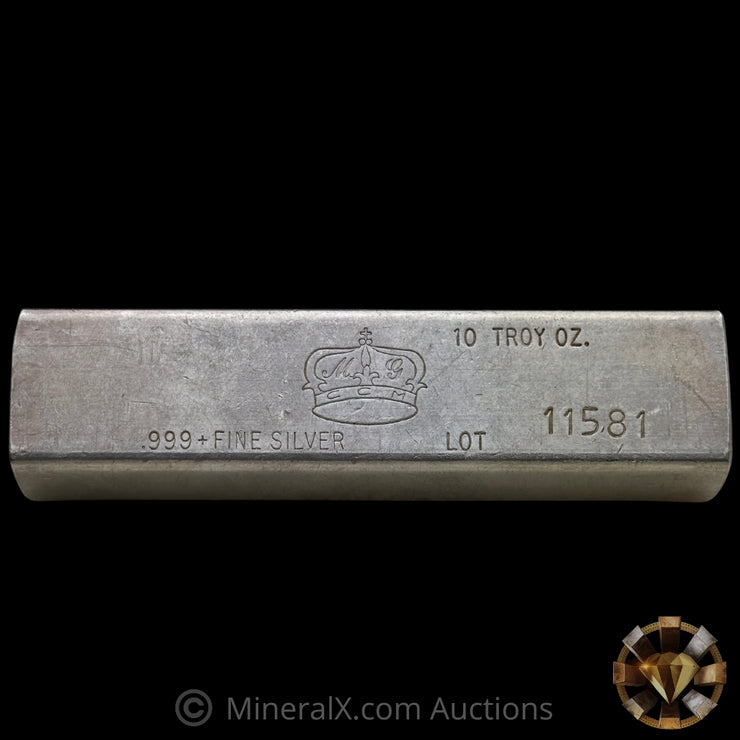 10oz Crown Mint Vintage Silver Bar