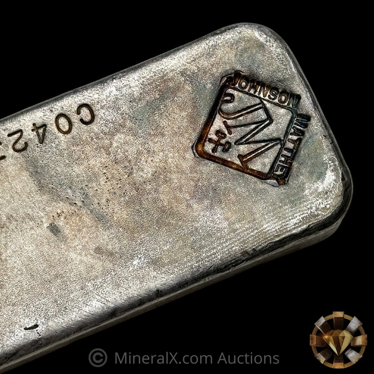 50oz JM Johnson Matthey Vintage Silver Bar