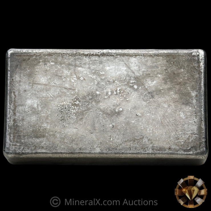 Kilo Engelhard Australia Vintage Silver Bar With Dated 1974 Xmas Engraving & Low Serial