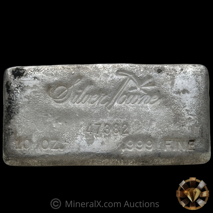 10oz Silvertowne Gridback Vintage Silver Bar