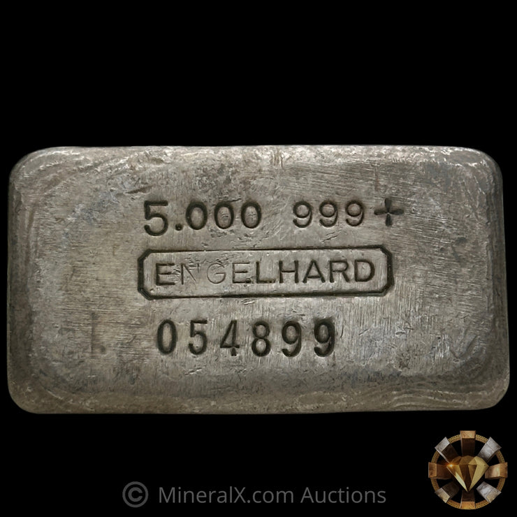 5oz Engelhard 0 Leading 6th Series Vintage Silver Bar
