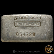 5oz Engelhard 0 Leading 6th Series Vintage Silver Bar
