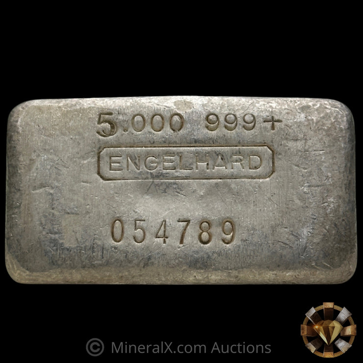 5oz Engelhard 0 Leading 6th Series Vintage Silver Bar