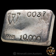 10oz Wessex Large Logo Vintage Silver Bar With Low 2 Digit Serial