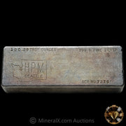 100.29oz Hallmark Precious Metals HPM Vintage Silver Bar