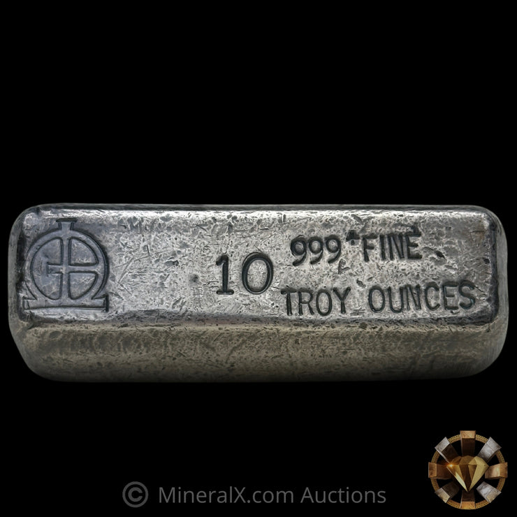 10oz Omega M & B Mining Vintage Silver Bar