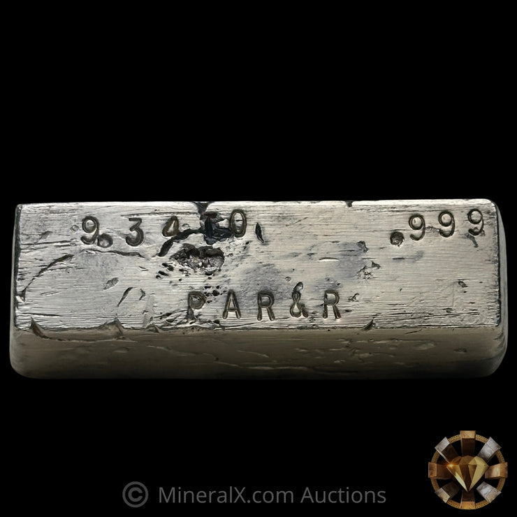 9.34oz PAR&R Vintage Silver Bar