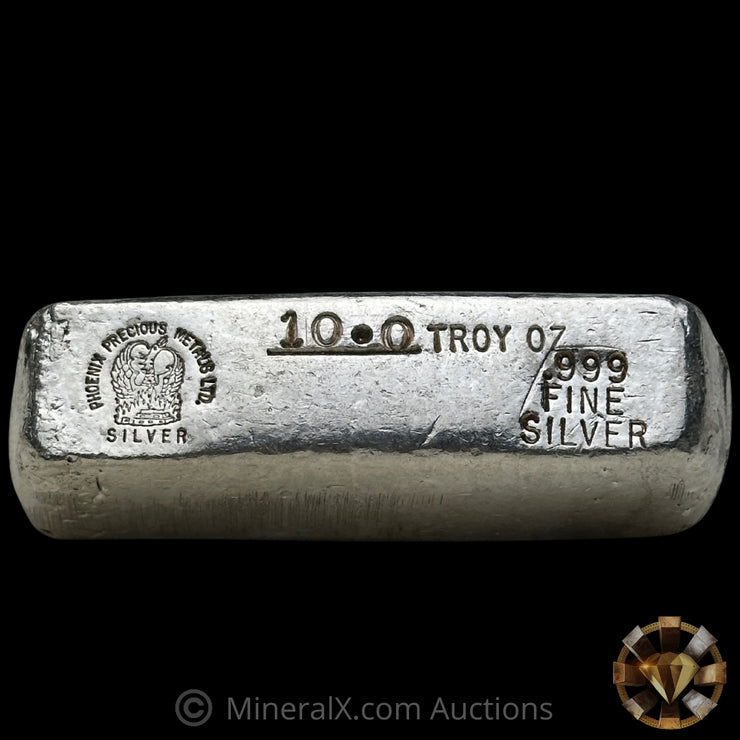 10oz Phoenix Precious Metals Vintage Silver Bar