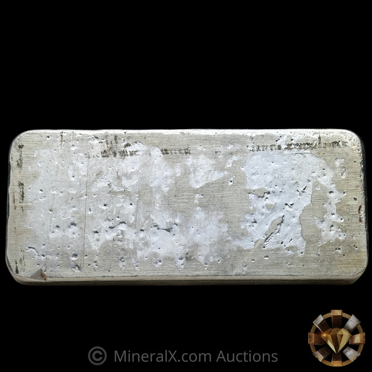Kilo Engelhard London Vintage Silver Bar With Mocatta & Goldsmid Counterstamp