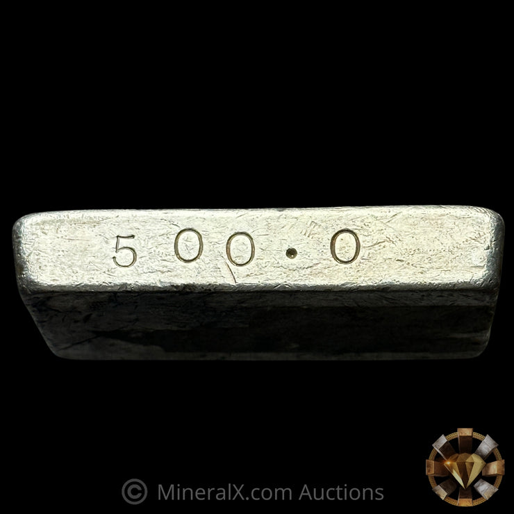 500g (1/2kilo) ABC Australian Bullion Company Vintage Silver Bar