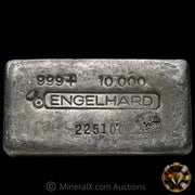 10oz Engelhard Bull Logo Vintage Silver Bar