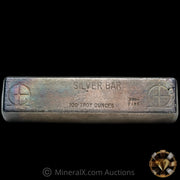 100oz Omega M & B Mining Vintage Silver Bar