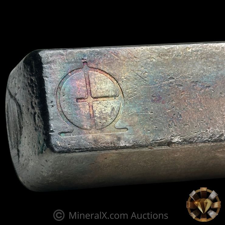 100oz Omega M & B Mining Vintage Silver Bar