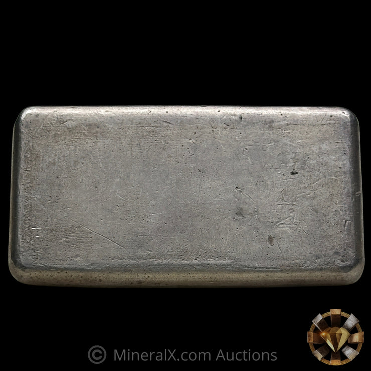 5oz Engelhard Bull Logo Large Serial Variety Vintage Silver Bar