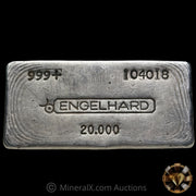 20oz Engelhard 4th Series Bull Logo Vintage Silver Bar