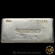 20oz Engelhard Bull Logo Vintage Silver Bar