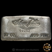 10oz Silvertowne Gridback Vintage Silver Bar
