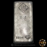 20oz JM Johnson Matthey Vintage Silver Bar