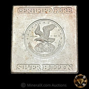 10oz Certified Pure Vintage Silver Cube Bar