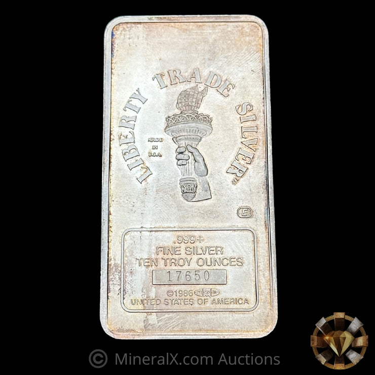 10oz Engelhard Liberty Trade Vintage Silver Bar