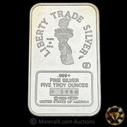 5oz Engelhard Liberty Trade Vintage Silver Bar