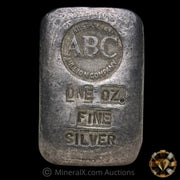 1oz ABC Australian Bullion Company Vintage Silver Bar