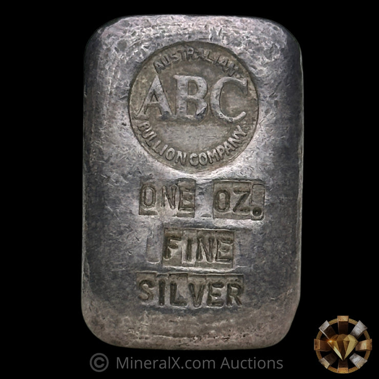 1oz ABC Australian Bullion Company Vintage Silver Bar