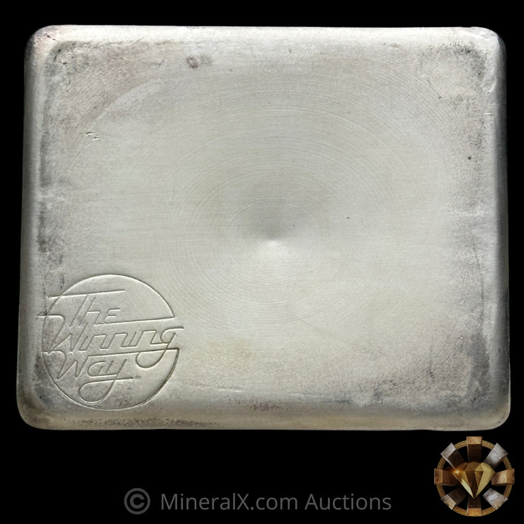 1.5kg (1 1/2 Kilo) Engelhard Australia "The Winning Way" Vintage Silver Bar With Low Serial
