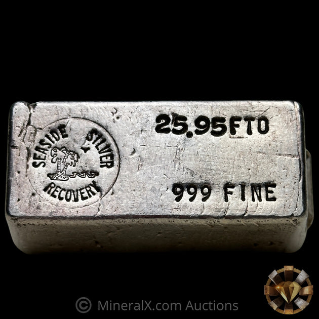 25.95oz Seaside Silver Recovery Vintage Silver Bar – MineralX