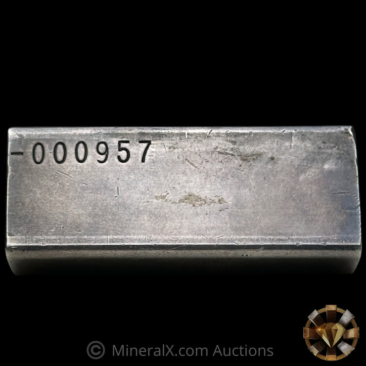 5oz Engelhard Full Hallmark Industrial Extruded Vintage Silver Bar Wit ...