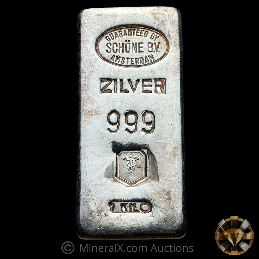 Kilo Schone BV Amsterdam Zilver Vintage Silver Bar – MineralX